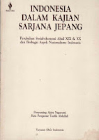 Image of Indonesia Dalam Kajian Sarjana Jepang
